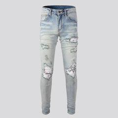Skinny grunge jeans for men