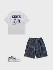 The Cat After Work Print Tee