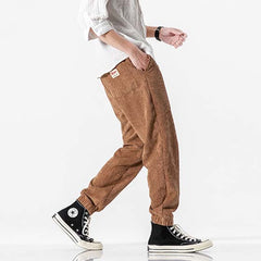 Biraki Corduroy Pants Khaki Brown