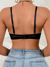 Black lace patchwork lingerie