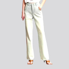 Bleached jeans for ladies