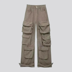 Cargo women's voluminous jeans