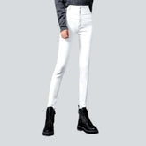 Casual monochrome jeans for ladies