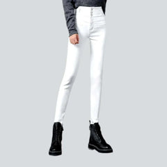 Casual monochrome jeans for ladies