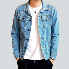 Casual trucker denim jacket
