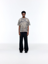 Personalized Leaf 3D Print Cotton Short Sleeves