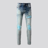 Grunge distressed jeans for men