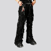 Grunge floor-length jeans for men