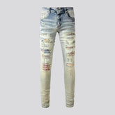 Grunge whiskered jeans for men