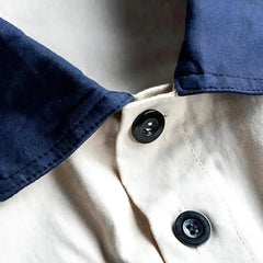 Loose fit men's jeans jumpsuit