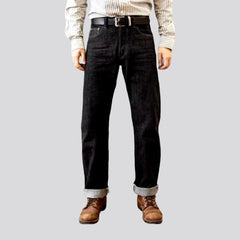Heavyweight selvedge jeans for men