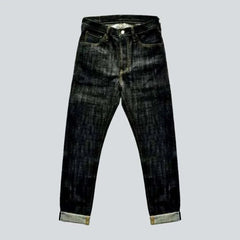 High-waist 16.5oz selvedge jeans for men