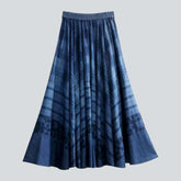 High-waist denim skirt for ladies