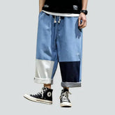 High-waist fashion jeans for men