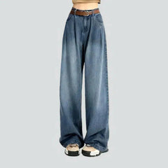 High-waist insulated jeans for women