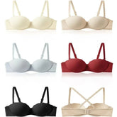 Hot Sale Women French Lace Half Cup Bra