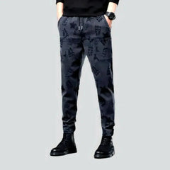 Joggers men's grey jeans
