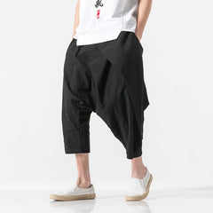 Kasuwai Quarter Pants Black