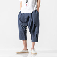 Kasuwai Quarter Pants Blue