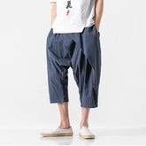 Kasuwai Quarter Pants Blue