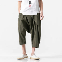Kasuwai Quarter Pants Green