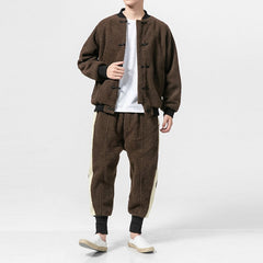 Kedarake Jacket & Pants Set Brown