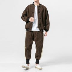 Kedarake Jacket & Pants Set Brown