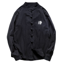 Kuraun Long Sleeve Shirt Black