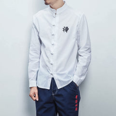 Kuraun Long Sleeve Shirt White