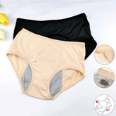 Lady Menstrual Period Briefs Mid-Waist Cotton Breathable Panties