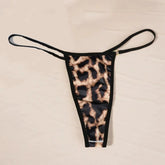 Leopard Thong