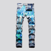 Light-wash vintage jeans for men