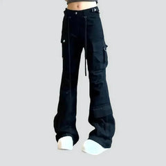 Low-waist flared jeans for ladies