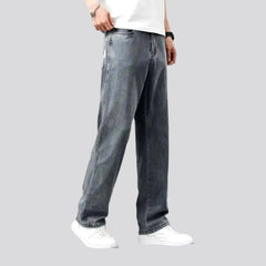 Lyocell high-waist jeans for men