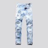 Men's cloud-wash jeans