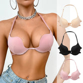 European sexy backless hollow out multi-color Bra
