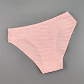 Lace Ribbed Cotton Underwear