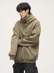 Exclusive Double Panel Hooded Zip Jacket