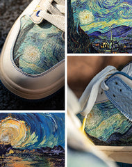 Van Gogh Starry Night inspired sneakers