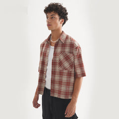 Cardigan Button Short Sleeve Shirt