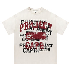 Y2K Hip Hop Round Neck Oversized T-Shirt