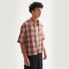 Cardigan Button Short Sleeve Shirt
