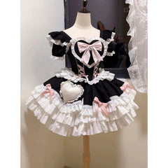 Short-Sleeved Lolita Dress Puffy Princess Dress