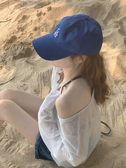 Thin Ice Silk See-Through Top T-Shirt