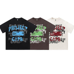 Y2K Hip Hop Round Neck Oversized T-Shirt