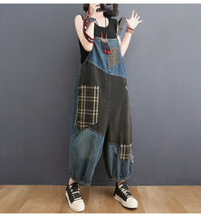 Vintage jeans overall for women