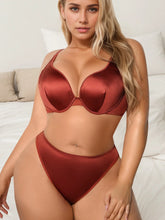 Plus size red set