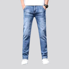 Polished men's thin jeans