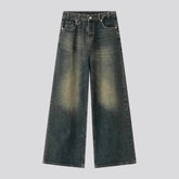 Retro sanded jeans for men