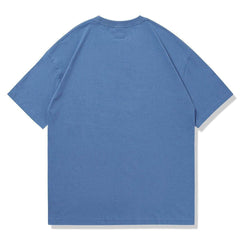 Printed Design Rounded Collar Soft Cotton Tee